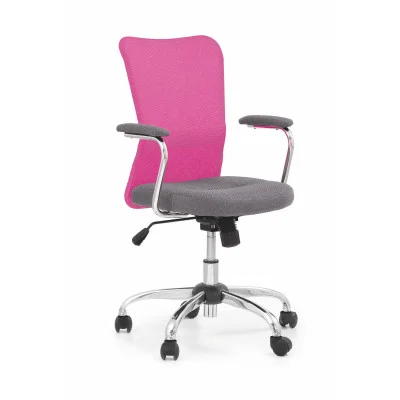 OFFICE CHAIR ANDY, GRAY / PINK